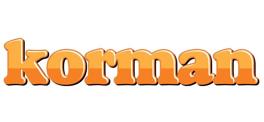 Korman orange logo