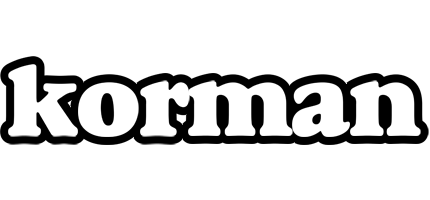 Korman panda logo