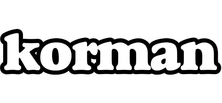 Korman panda logo