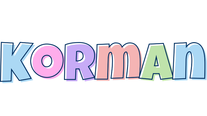 Korman pastel logo