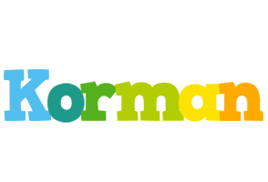 Korman rainbows logo