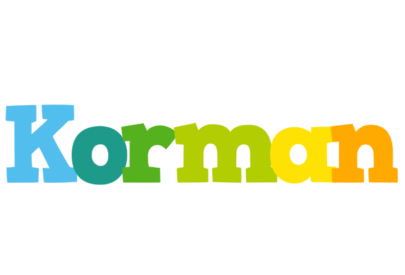 Korman rainbows logo