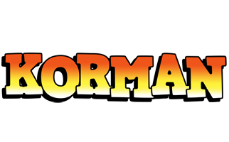 Korman sunset logo