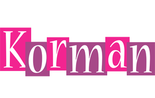 Korman whine logo