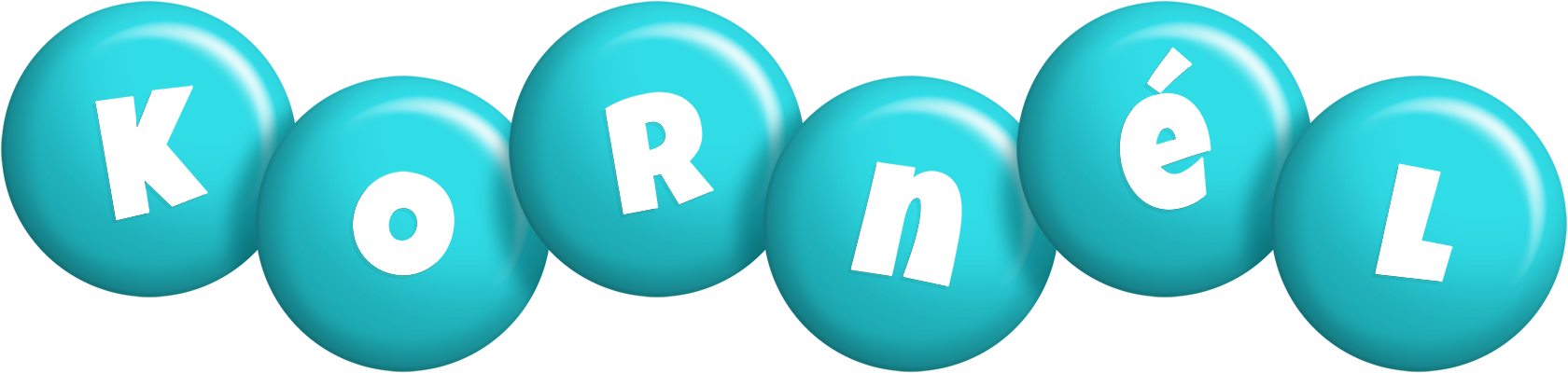 Kornél candy-azur logo