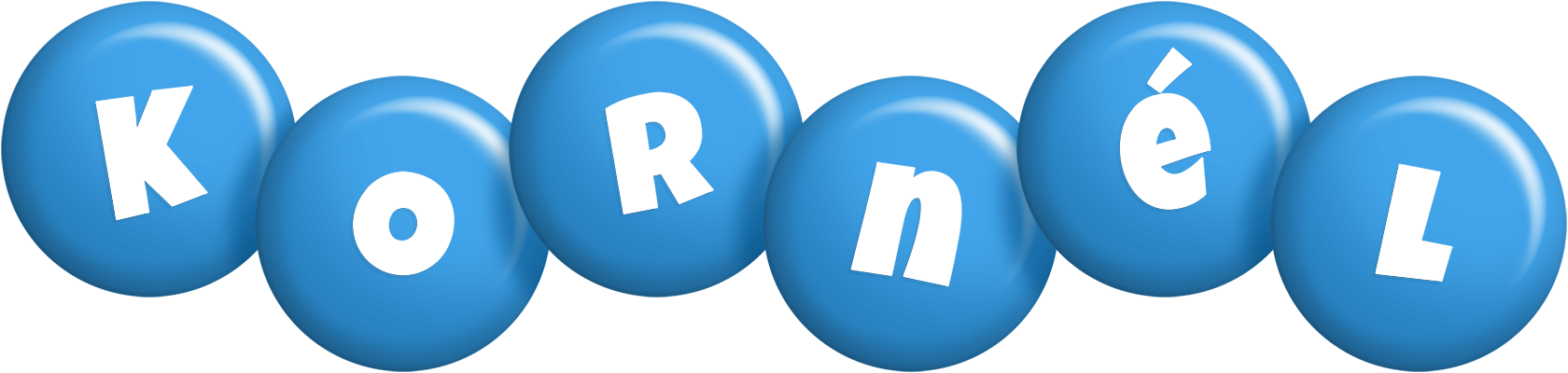 Kornél candy-blue logo