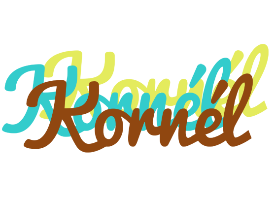 Kornél cupcake logo