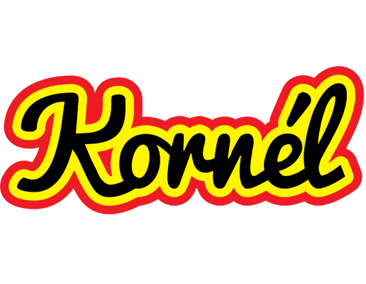 Kornél flaming logo
