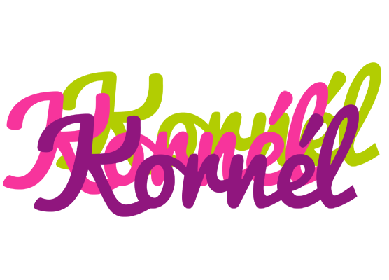 Kornél flowers logo