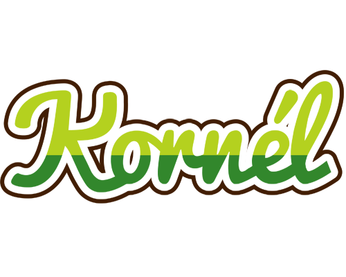 Kornél golfing logo