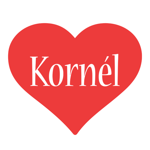 Kornél love logo