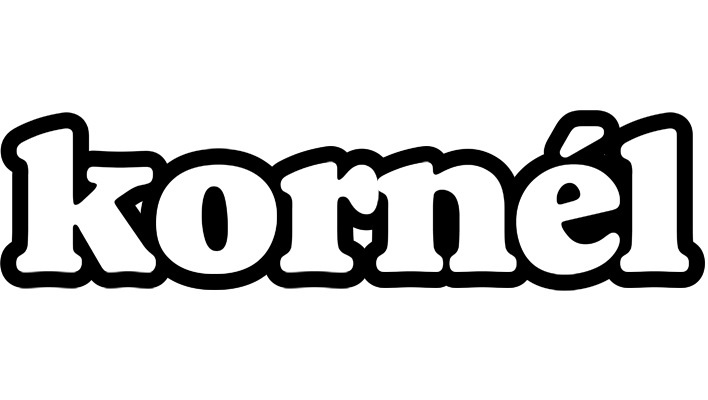 Kornél panda logo