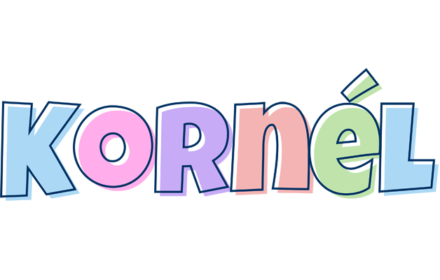 Kornél pastel logo