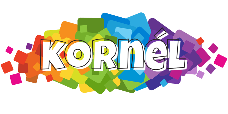 Kornél pixels logo