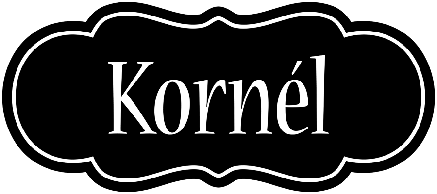 Kornél welcome logo
