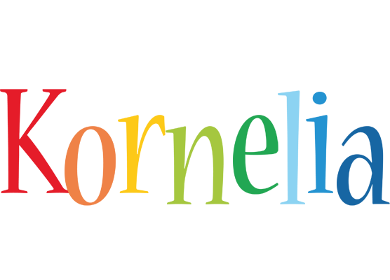 Kornelia birthday logo
