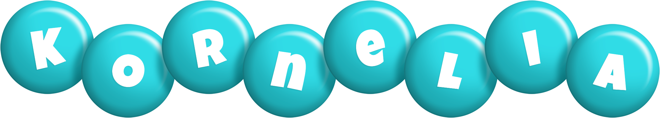 Kornelia candy-azur logo