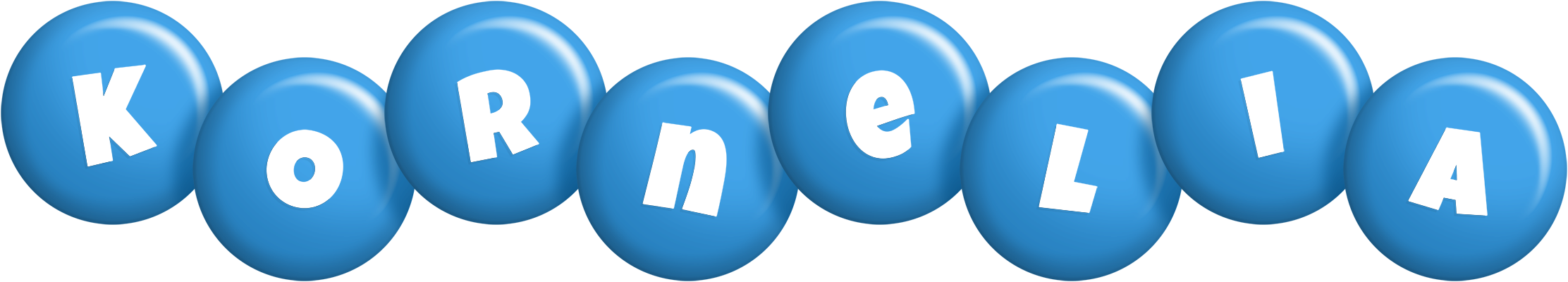 Kornelia candy-blue logo