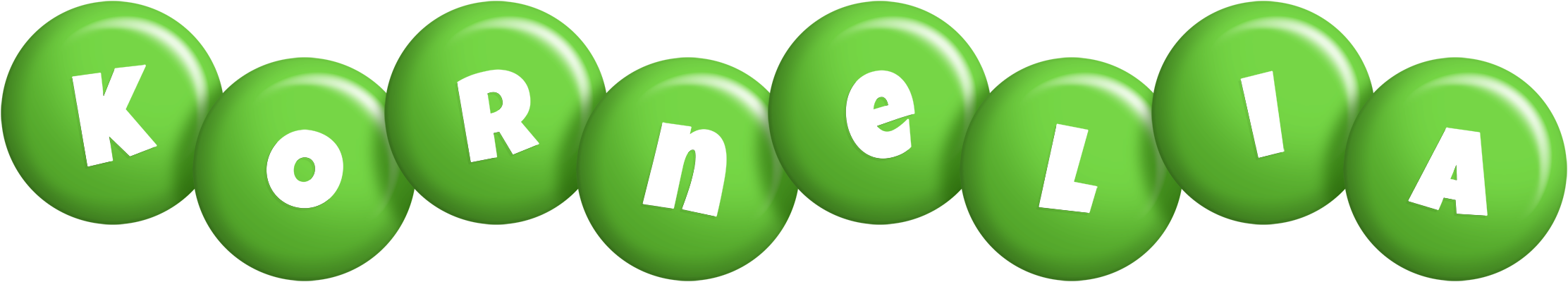 Kornelia candy-green logo