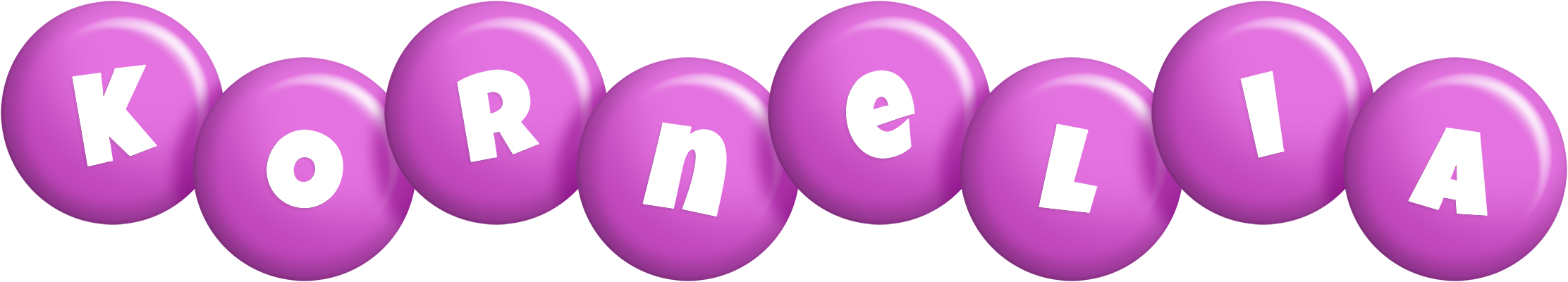 Kornelia candy-purple logo