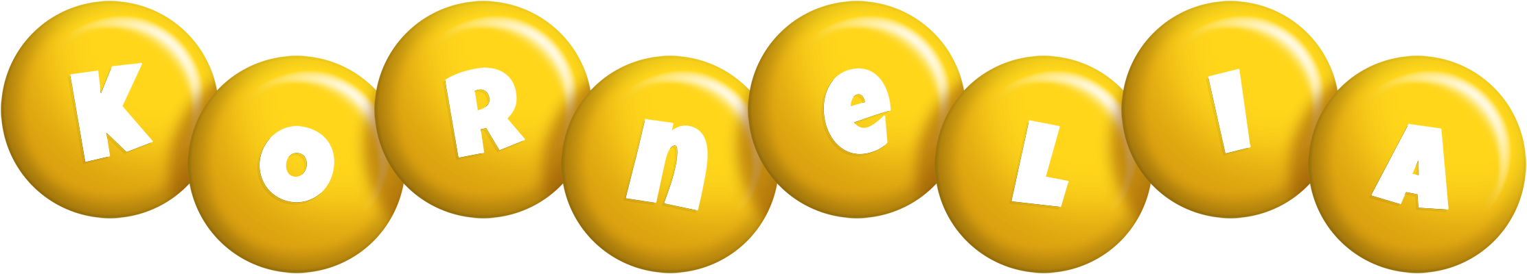 Kornelia candy-yellow logo