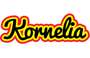 Kornelia flaming logo