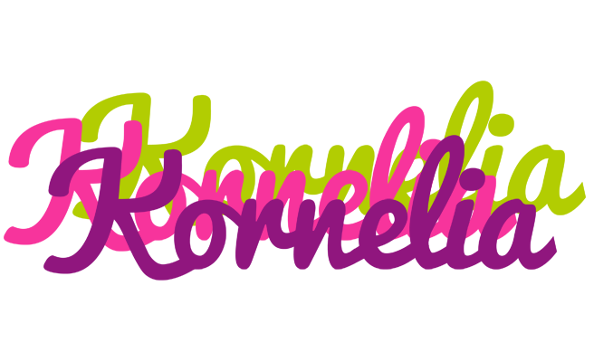 Kornelia flowers logo