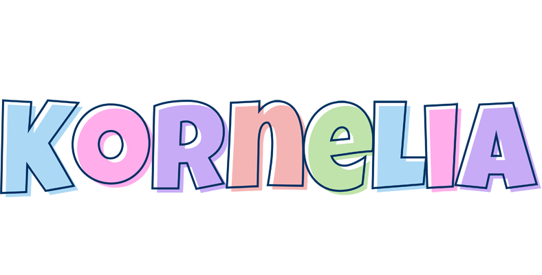Kornelia pastel logo