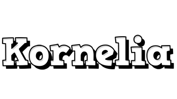 Kornelia snowing logo