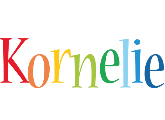 Kornelie birthday logo