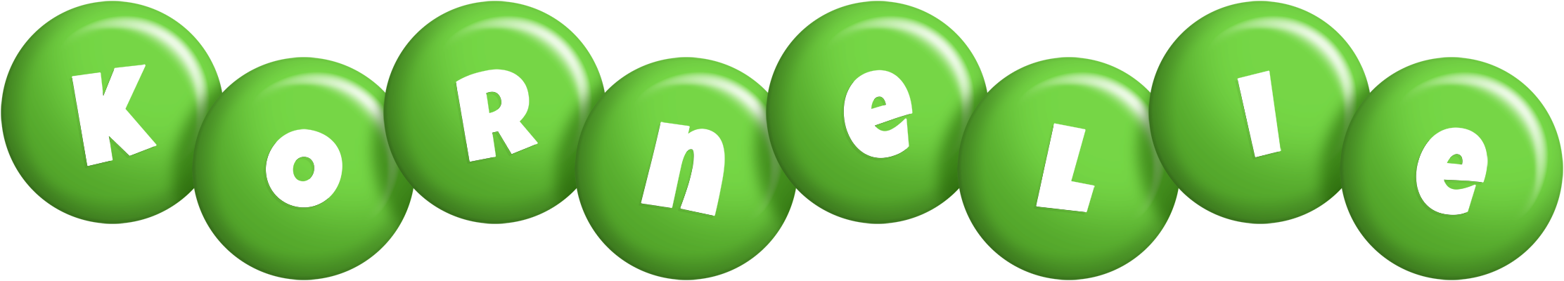 Kornelie candy-green logo