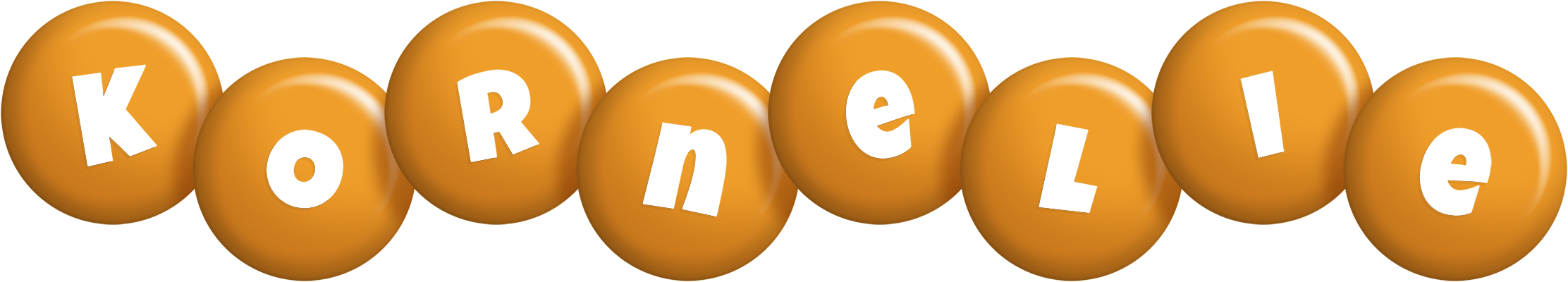Kornelie candy-orange logo