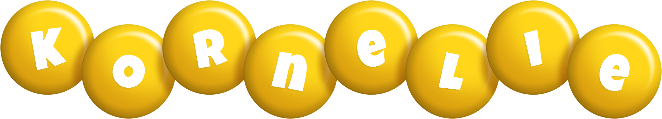 Kornelie candy-yellow logo