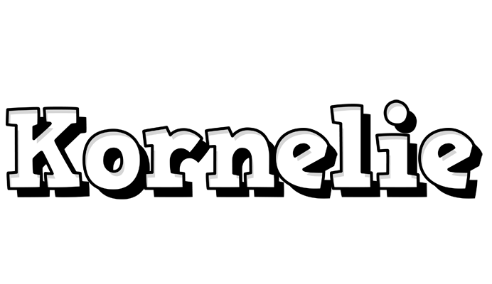 Kornelie snowing logo