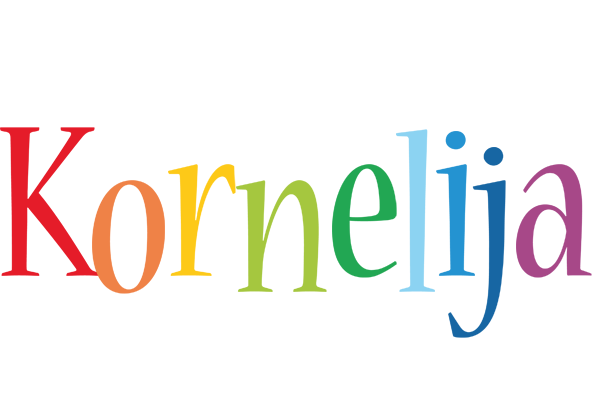 Kornelija birthday logo