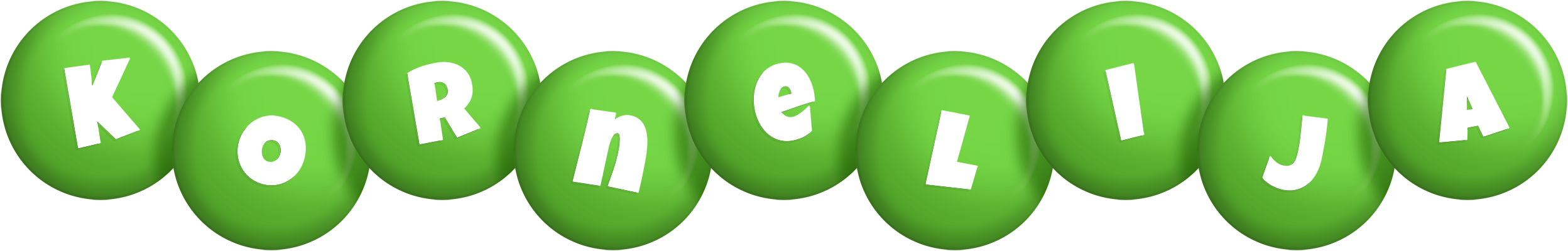 Kornelija candy-green logo