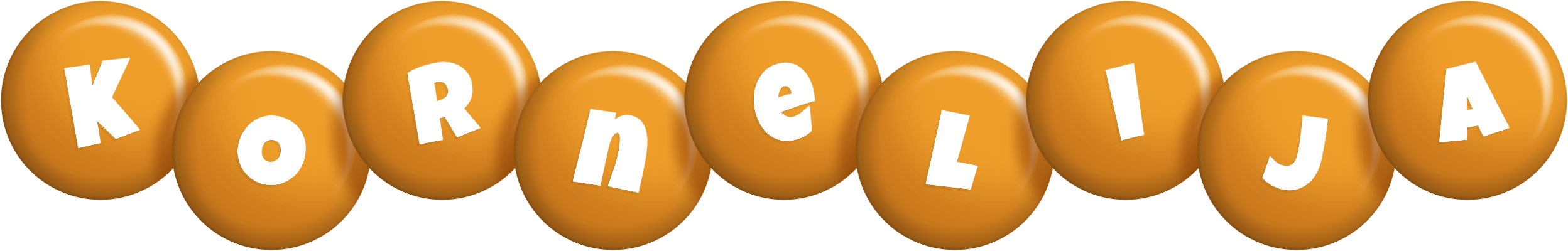 Kornelija candy-orange logo