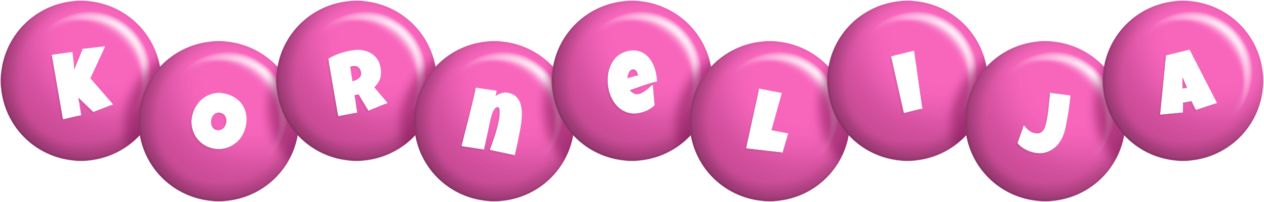 Kornelija candy-pink logo