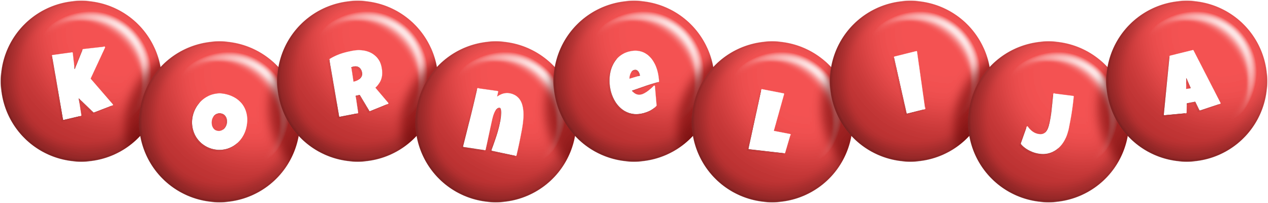 Kornelija candy-red logo