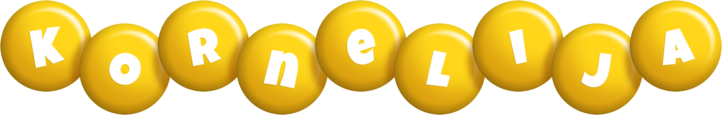 Kornelija candy-yellow logo