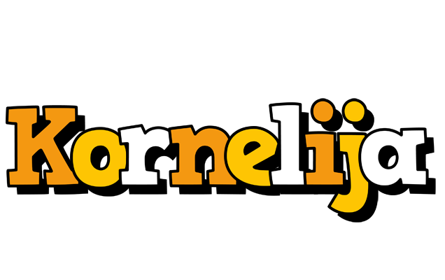 Kornelija cartoon logo