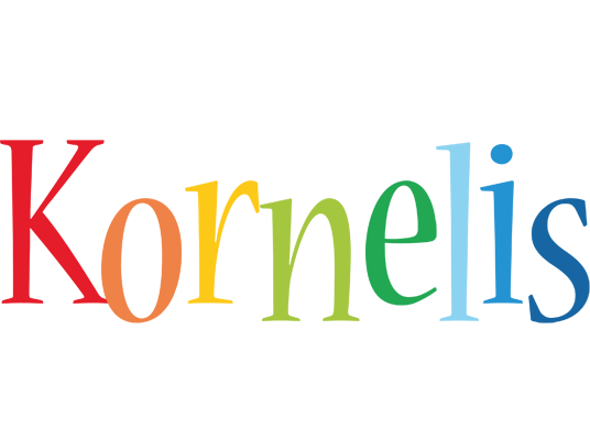 Kornelis birthday logo