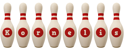 Kornelis bowling-pin logo