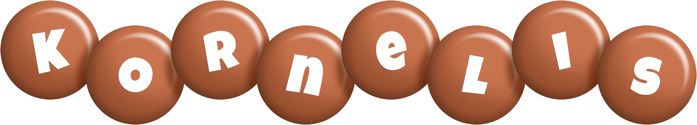 Kornelis candy-brown logo