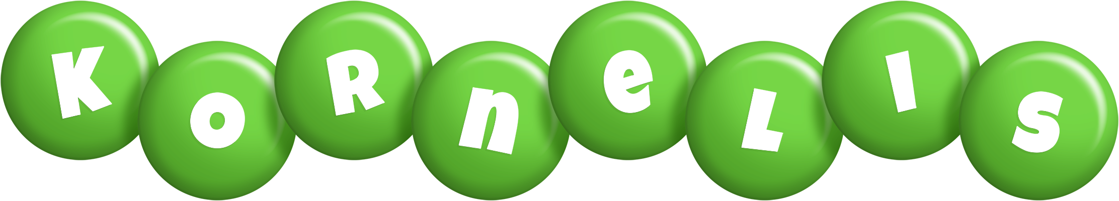 Kornelis candy-green logo