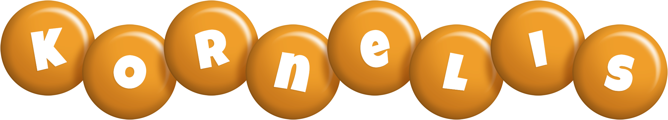 Kornelis candy-orange logo