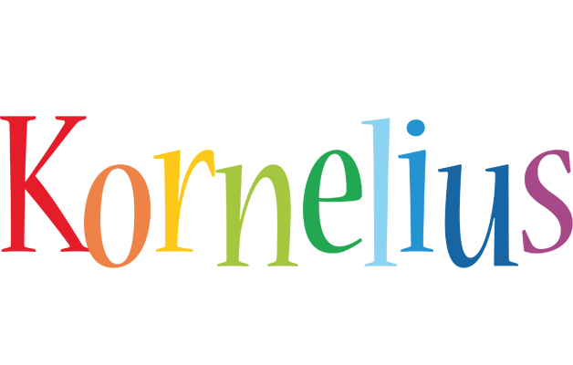 Kornelius birthday logo