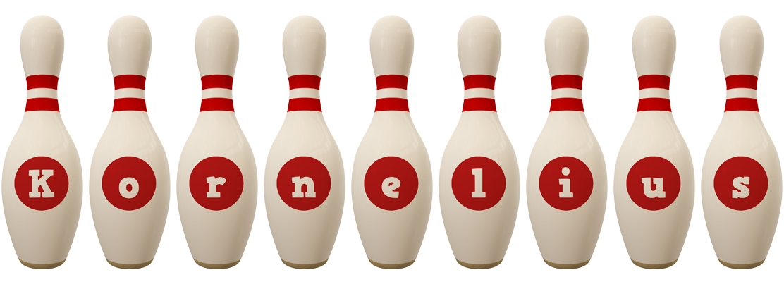 Kornelius bowling-pin logo