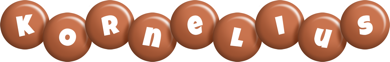 Kornelius candy-brown logo