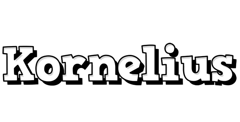 Kornelius snowing logo